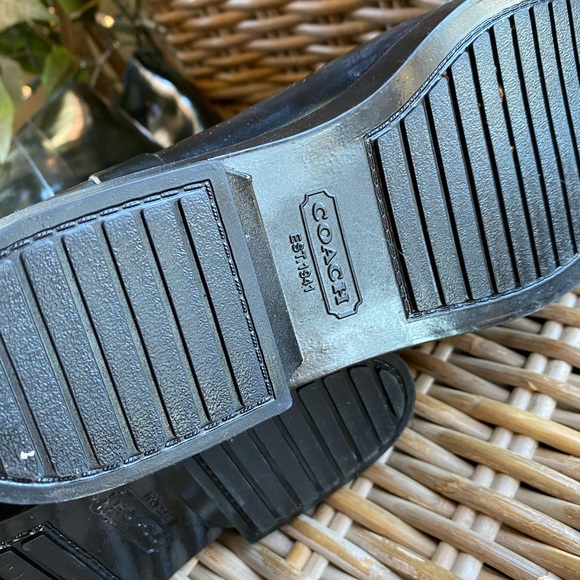 Coach ‘Lori’ Rubber Boots / New / Size 9 - Picture 5 of 6